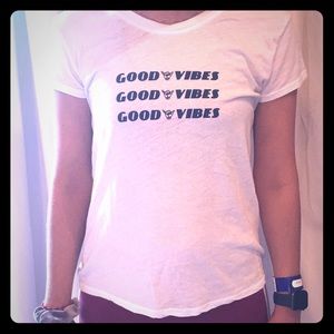 A white brandy Melville tee shirt